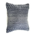 thumbnail image 5 of Ox Bay Naomi 20" x 20" Blue/Ivory Distressed Cotton Blend Adult Decorative Throw Pillow, 5 of 8