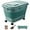 Green, variant on 20-23 Lbs Dog Food Storage Container - Collapsible Dog Food Container with Attachable Casters and Scoop,Travel Silicone Bowl, Pet Food Storage Containers to Keep Dry Food Fresh,Easy to Move