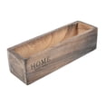 thumbnail image 3 of DYNWAVECA Multifunctional Storage Tray Retro Outdoor Tray Wooden Planter Box Carbonized Color, 3 of 10