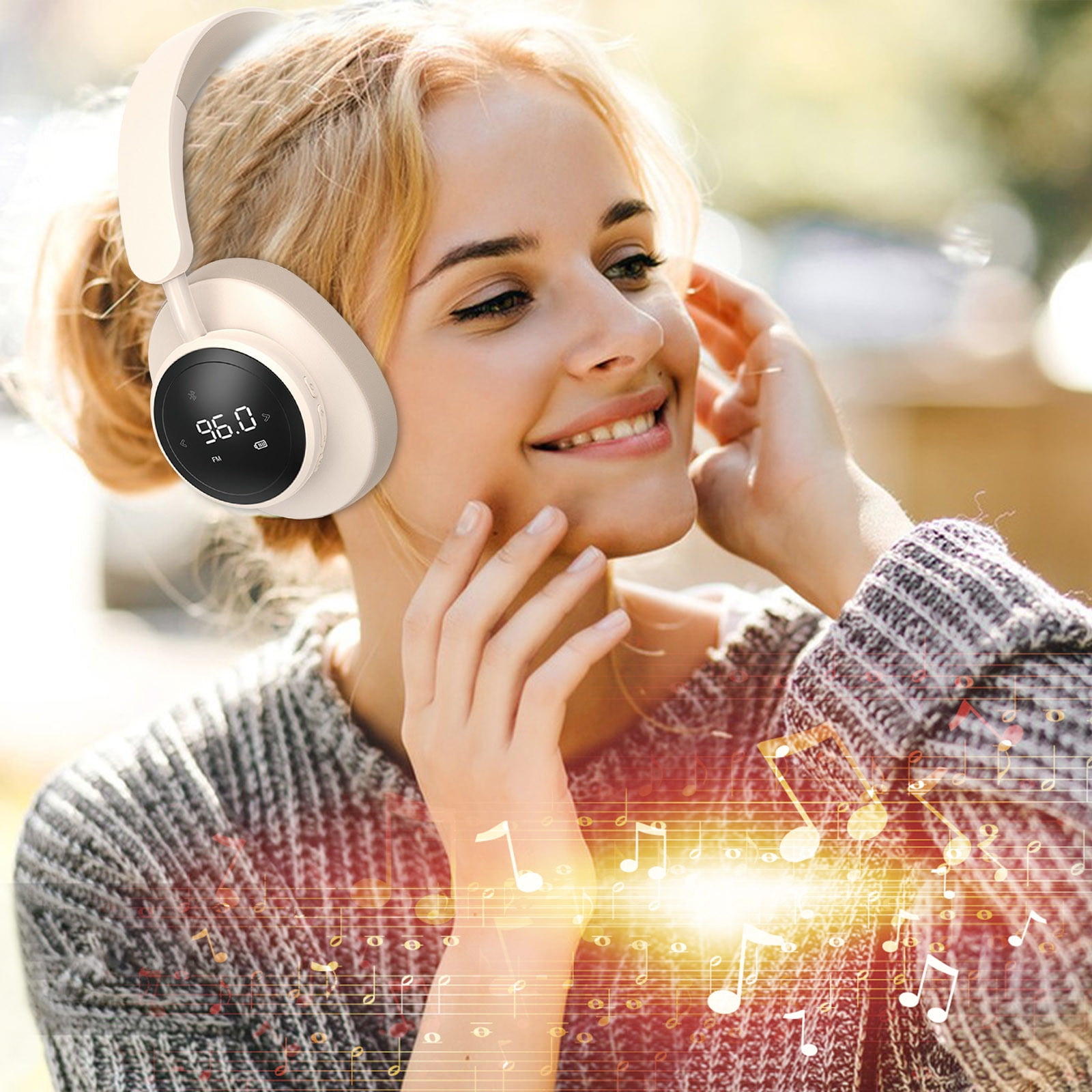 Bluetooth Wireless Gaming Headset ,built-in mics,compatible with Dolby Atmos,Lightweight over-ear headphones,Durable Frame,Ultra-Clear ,for PC,Xbox One,Xbox Series X|S,PS5,PS4, Travel