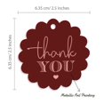 thumbnail image 6 of Inkdotpot Thank You Bridal Shower Bottle Tag Real Rose Gold Foil Favor Hang Tags Pack Of 50, 6 of 7