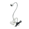 thumbnail image 1 of LED Desk Lamp, Adjustable Swing Arm Desk Light with Clamp, Metal Table Lamp, 4 Warm White, 1 of 8