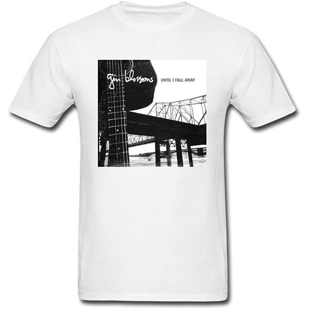 LOU Fashion Men' Gin Blossoms Tour t Shirt for Men White