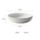 thumbnail image 2 of Frutero de cerámica texturizada, plato decorativo for servir en la cocina y la sala de estar., 2 of 7