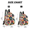 thumbnail image 2 of FORMRS Mini Backpack Purse for Women Travel Daypack Casual Shoulder Bag, Retro Geometric, 2 of 7