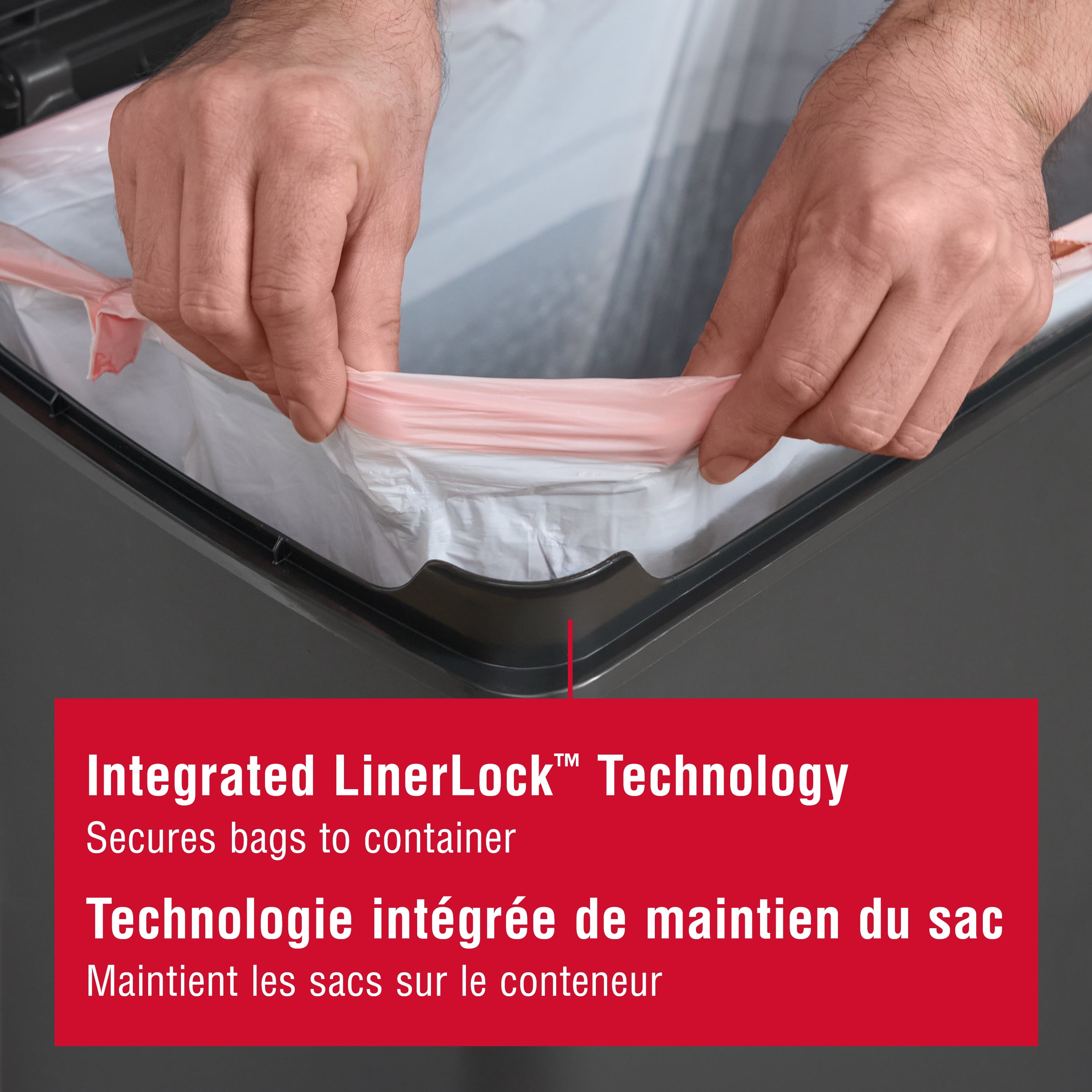 Rubbermaid 13 Gallon Step-On Kitchen Trash Can with Lid, Garbage Can, Charcoal Trash Container, 49 l