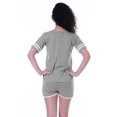 thumbnail image 4 of Moomaya Ensemble de Nuit Simple pour Femmes avec Shorts en Coton 2 Pcs Chemises de Nuit, 4 of 7