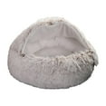 thumbnail image 4 of Cama para mascotas Salvador semicerrada nido de gato lavable Café L, 4 of 10