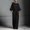 Black, variant on Wide Leg Pants Lounge Set Summer Work Top Causal Top Travel Outfits For Women Matching Set Summer Beach Travel Set Womens Two Piece Sets Trouser Pants Suits Solid Color Work Blouses