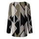 thumbnail image 4 of Puntoco Mujeres Moda Casual Socket Geometría Impreso Manga Larga Cuello Redondo tops Puntoco Puntoco-1734, 4 of 5