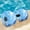 Blue, variant on Usbinx Life Water Octagonal Camouflage Dumbbell Swimming Buoyancy Yoga Fitness Rehabilitation 10.64*6.30in