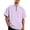 Light Purple #14, variant on Golf Shirts for Men Quarter Zipper Relaxed Fit Drop Shoulder Summer Tee Classic Breathable Comfy Solid Workout Casual Tops