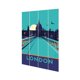 thumbnail image 1 of Georgina Westley - Placa London St Paul's de Madera (Azul, Marino), 1 of 2