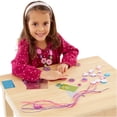 thumbnail image 4 of Melissa & Doug Mess-Free Glitter Foam Beads Craft Kit: 20 Beads, 6 Glitter Sheets, 4 Cords, and 4 Clasps, 4 of 4