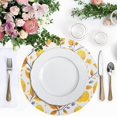 thumbnail image 4 of Ryvnso Easters Egg and Leaves Round Plate Mats Dining Table Placemat Set of 4 for Holiday Decoration, 4 of 7