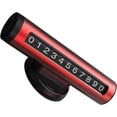 thumbnail image 5 of Temporary Car License Plate - Universal Temporary License Plate - Alloy Phone Number - Dashboard Stop Card, 5 of 5