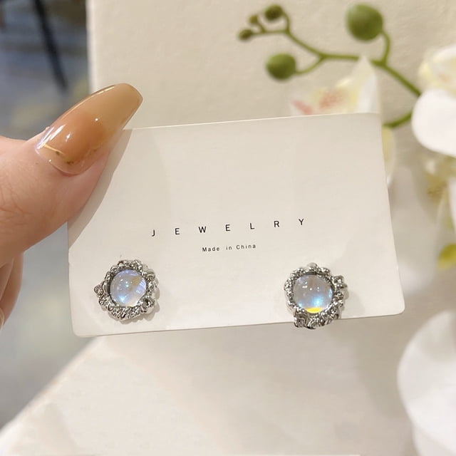 Pendientes de plata S925 con forma de aguja, estilo hip hop y punk, con fotografía callejera, nuevos pendientes metálicos para mujer, estilo sencillo