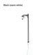thumbnail image 2 of Bearachild 1:87, lámpara de calle de de arena, modelo de lámpara, altura ajustable, bombilla de luz de poste en miniatura, manualidades DIY para Artesanía Negro/Blanco cálido Bearachild HA066598-02, 2 of 6