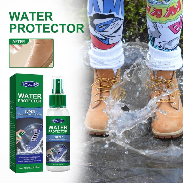 Bilqis Waterproof Shoe Protector Spray, Hydrophobic Coating, Anti-Oil and Stain Resistant
