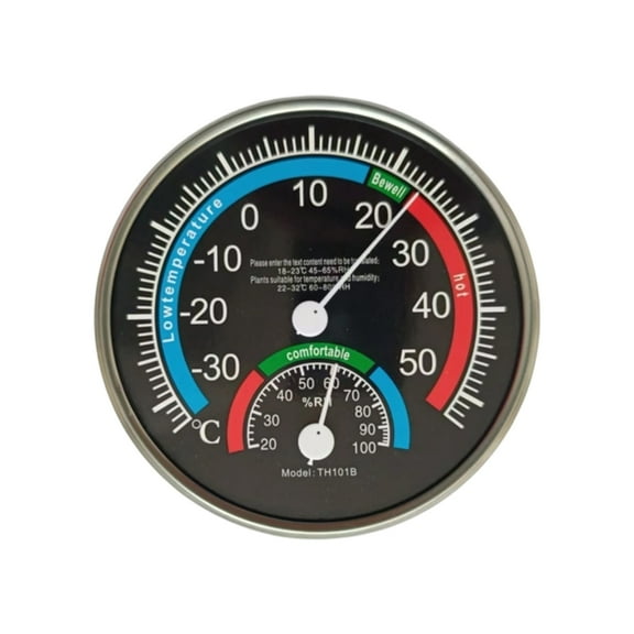 Analog Thermometers Hygrometer Wall Mount Thermo-hygrometer Temperature Humidity Measurement Meter for Room Office Hotel