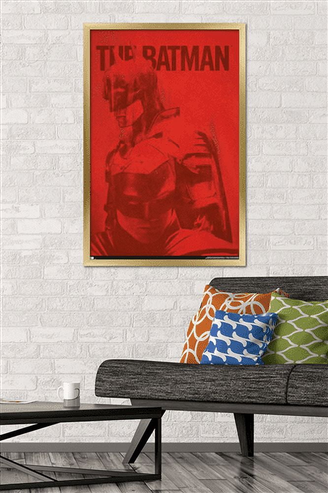 DC Comics The Batman - Photo Wall Poster, 22.375" x 34", Framed