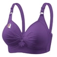 thumbnail image 2 of Ayfxijin Bras for Women No Underwire,Woman's Printing Gathered Together Large Size Daily Bra Underwear No Rims, 2 of 8