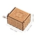thumbnail image 5 of Cajas musicales Caja de música de madera vintage Tamaño de la palma de la mano Caja de madera con manivela Caja de música Hermoso dispositivo musical de madera tallada con melodía No puede evitar enam TOMSHOO Cajas musicales, 5 of 6