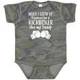 thumbnail image 3 of Inktastic Kickboxing Future Kickboxer Like Daddy Boys or Girls Baby Bodysuit, 3 of 5
