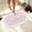 Pink, variant on Mixed Material Braided Plush Area Rug Non Slip Soft Shaggy Carpet with Tassels Durable Stain Resistant Pet Friendly Floor Mat for Living Room Bedroom Entryway White