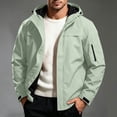 thumbnail image 2 of Abomasnow Mens Rain Jacket Raincoat Full Zip Waterproof Windbreaker Lightweight Hooded Jackets For Hiking, Cycling, Running, Fishing ,Golf,And Other Outdoor Activities, 2 of 6