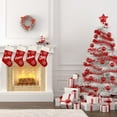 thumbnail image 4 of Joy Christmas Medias Juego de 1, medias navideñas de felpa grandes de 18 pulgadas, medias navideñas personalizadas para colgar para adornos de decoración de árbol de Navidad, 4 of 5