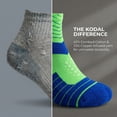 thumbnail image 5 of JQ Copper Sports Socks 6-Pair - Compression Arch Support, Cushioned, Odor Resistant for Women Green, 5 of 7