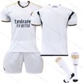 thumbnail image 1 of 2023-2024 New Real Madrid Home Fan Edition Blank Club Football Jersey Set, 1 of 2