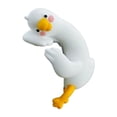 thumbnail image 2 of Dserhfy Mini Resin Goose Figurine Funny Resin Small Goose Computer Decor Collectible Cute 3D Craft Sculpture for Office Desk Car Dashboard Home Decor, 2 of 8