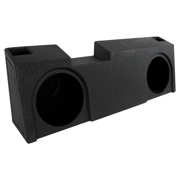 QPower Dual 10" Sub Box for Chevy Silverado & GMC Sierra Crew & Double Cab 2019-2025