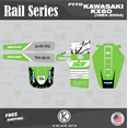 thumbnail image 4 of Kalair GFX Graphics Kit for Kawasaki KX60 (1984-2004) Rail Series, 4 of 5