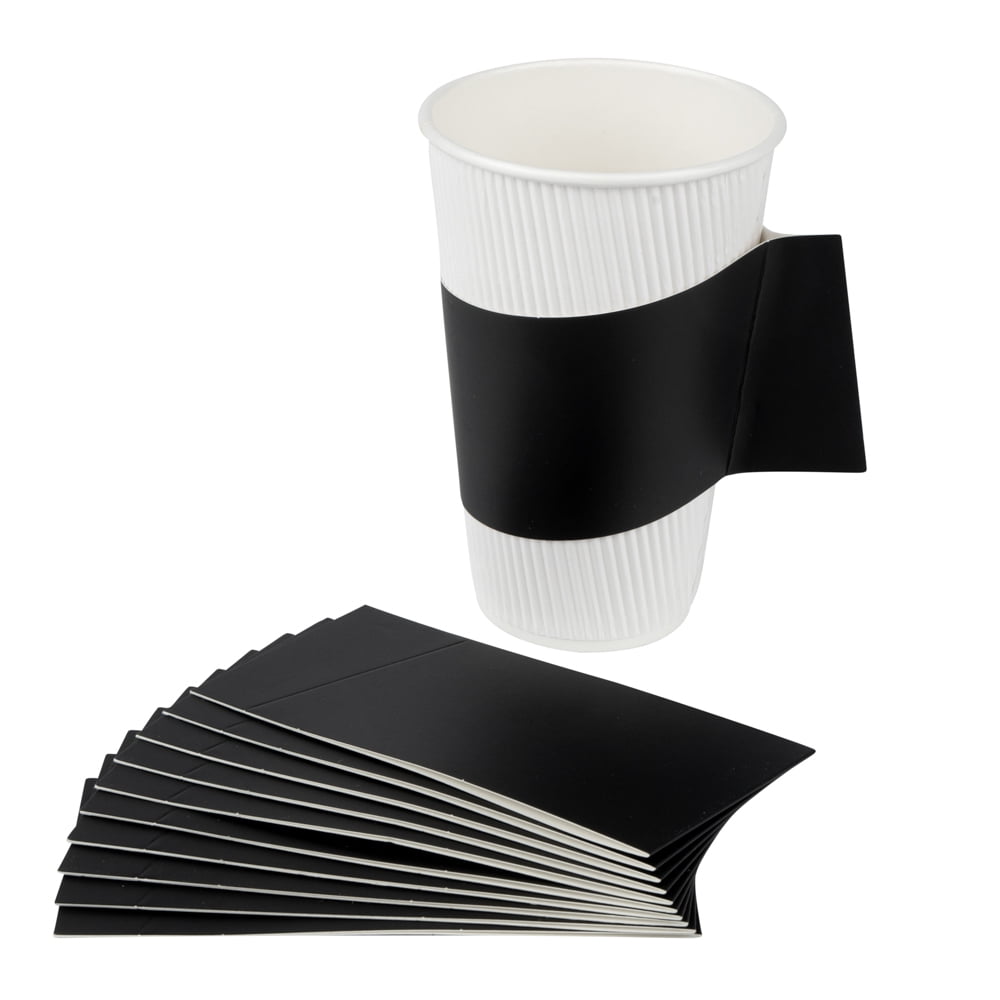 Restpresso White Paper Coffee Cup Sleeve - Fits 12 / 16 / 20 oz
