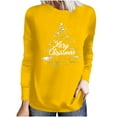 thumbnail image 2 of RKSTN Blouses pour Femmes Mode Décontractée Imprimé de Noël Col Rond Manches Longues Amples Blouses pour Femmes Habillées Décontractées, 2 of 5