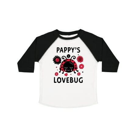 

Inktastic Valentine s Day Pappy s Lovebug Gift Toddler Boy or Toddler Girl T-Shirt