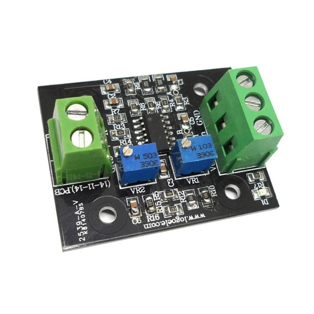 Current to voltage 4-20mA converter-sensor module board 12-24V working ...