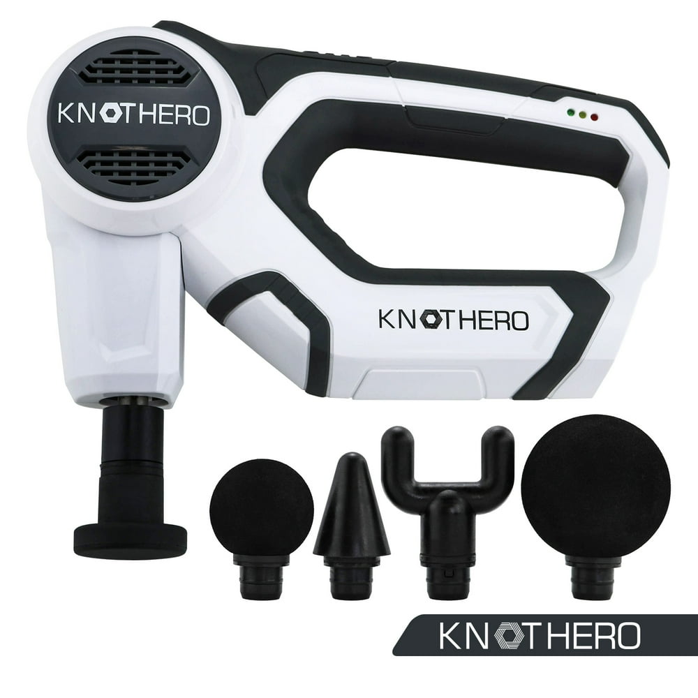 Knot Hero Massage Gun Chiropractic Massager with Multiple Heads