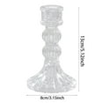 thumbnail image 2 of Modern Glass Centerpiece Holder with Elegant Metal Base and Clear Vase for Dining Table Wedding Anniversary Party Celebration, 2 of 5