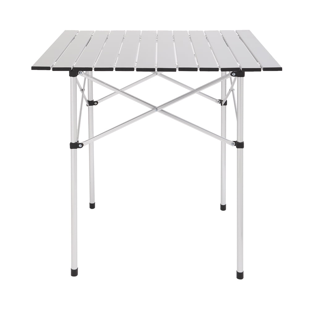 White Chain Growsun Folding Camping Table Portable Aluminum Lightweight Square Table w/Carry Bag for Outdoor and Indoor White Chain Growsun Folding Camping Table Portable Aluminum Lightweight Square Table w/Carry Bag for Outdoor and Indoor