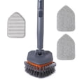 thumbnail image 1 of Cepillo para fregar azulejos CLEANHOME para bañera con 3 almohadillas de limpieza de 56 cm, 1 of 6