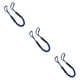 thumbnail image 1 of Greeniant 1 juego de cuerdas de amarre de línea de muelle Bungee para barco de 4 pies, 2 cuerdas, cuerda elástica, cuerda de amarre para Niebieskie żółte kropki 3Conjunto, 1 of 6