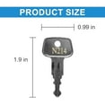 thumbnail image 3 of N214 Errebi Replacement Key, Thule Roofs Car Rack Replacement Key, Car Rack Key for Thule Ski, Box,Roof,Carrier Racks and Crossbars-Codes N214 [2 pcs]$$Sport & Recreation Other, 3 of 7