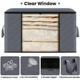 thumbnail image 4 of Bolsa de almacenamiento para edredón de dormitorio, caja de almacenamiento no tejida, tela para ropa, caja de almacenamiento para cama, 6 piezas Vhermosa Cajas Organizadoras, 4 of 7