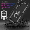 thumbnail image 3 of Samsung A71 5G Case, A71 5G Phone Case with Screen Protector, Military Grade Protective Cases with Ring for Samsung Galaxy A71 5G (Black), 3 of 11