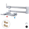 thumbnail image 2 of Wowow Pot Filler Faucets Both Hot Cold Water Wall Faucet Brass Faucets Kitchen Faucets, 2 of 7