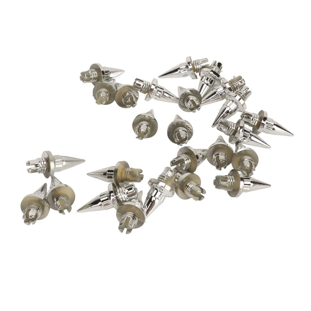 25Pcs Wheel Rim Rivet Nut ,KIMISS Spike Lug Nuts Stylish Look Wheel Lip Rivet Nut Spike Wheel Rim Lip Rivet Nut for Wheels with Plastic Faux Rivets